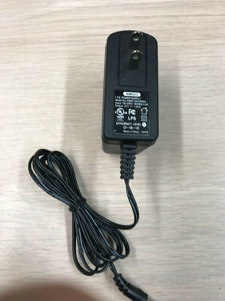 NEW Amigo AMS3-120120FU AC Power Supply Adapter Charger 12V DC 1.25A - Click Image to Close
